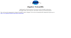 Desktop Screenshot of jupiterscientific.org